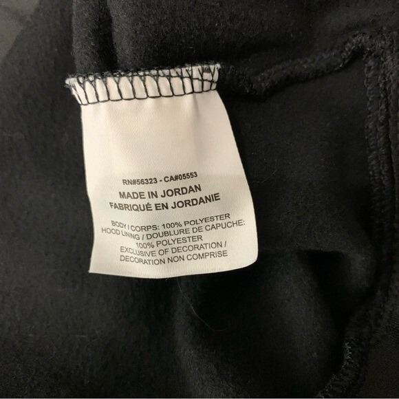Nike Dri Fit Black Hoodie Sweatshirt Pullover Athletic Logo Small Mens - Picture 4 of 5